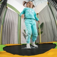 Батут DFC JUMP KIDS 55" зелено-желтый