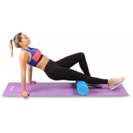 Ролик массажный для йоги INDIGO Foam roll IN022 60*15 см Зеленый